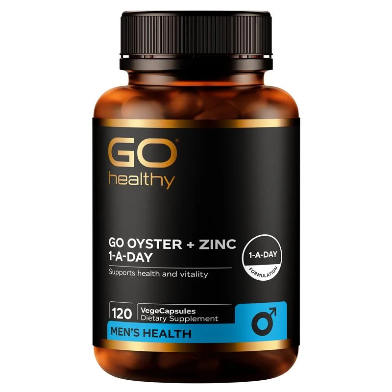GO Healthy oyster + zinc 120c 高之源 生蚝+锌胶囊120粒 【保质期2028/09】